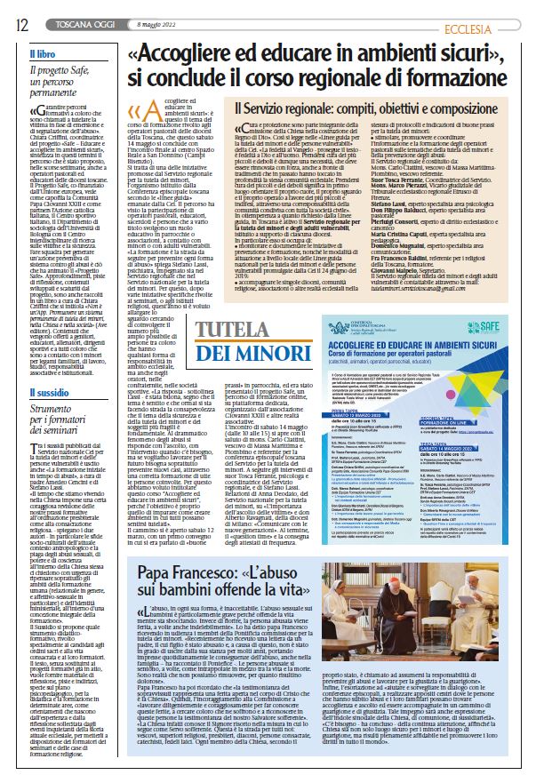 Toscana Oggi 8 maggio 22