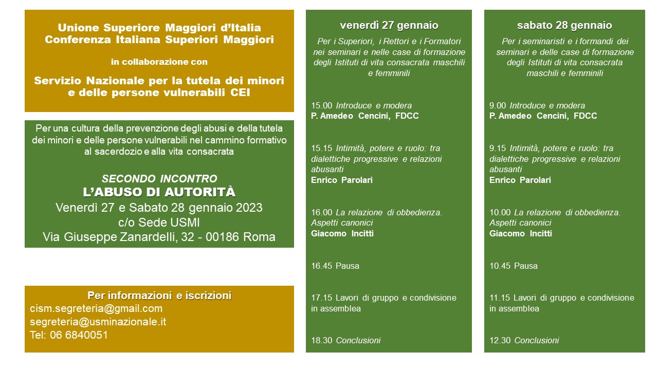 programma incontro CISM-USMI 27 e 28 gennaio 2023