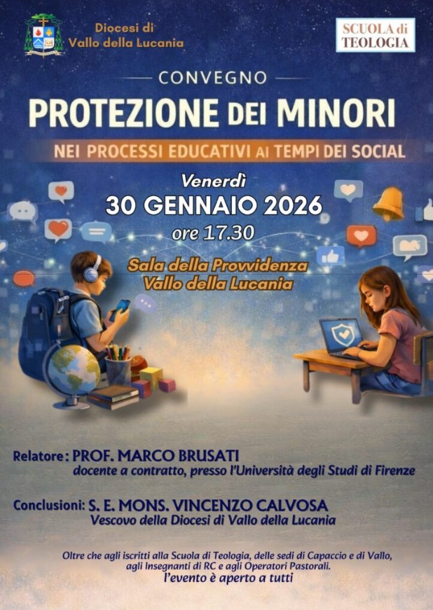 Vallo della Lucania_protezoine dei minori ai tempi dei social_30 gennaio 2026
